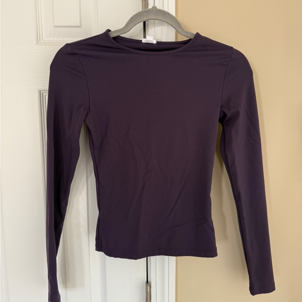 Garage Women's Long Sleeve Purple Top